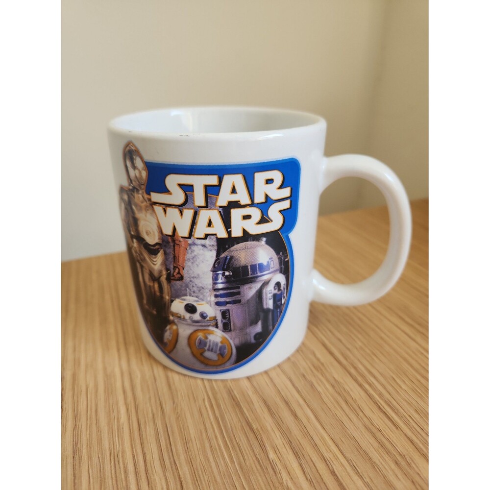 Star Wars Mug w/ the Droids C-3P0 R2-D2 BB-8
